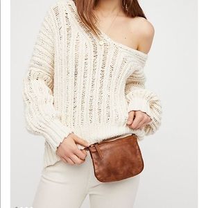 Free people leather belt bag